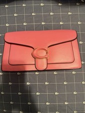 Coach Pink Leather Shoulder Bag