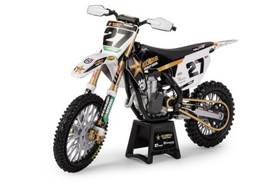 NEW RAY HUSQVARNA FC450 #27 MALCOLM STEWART 1:12 17cm MOTORCYCLE DIE CAST MODEL