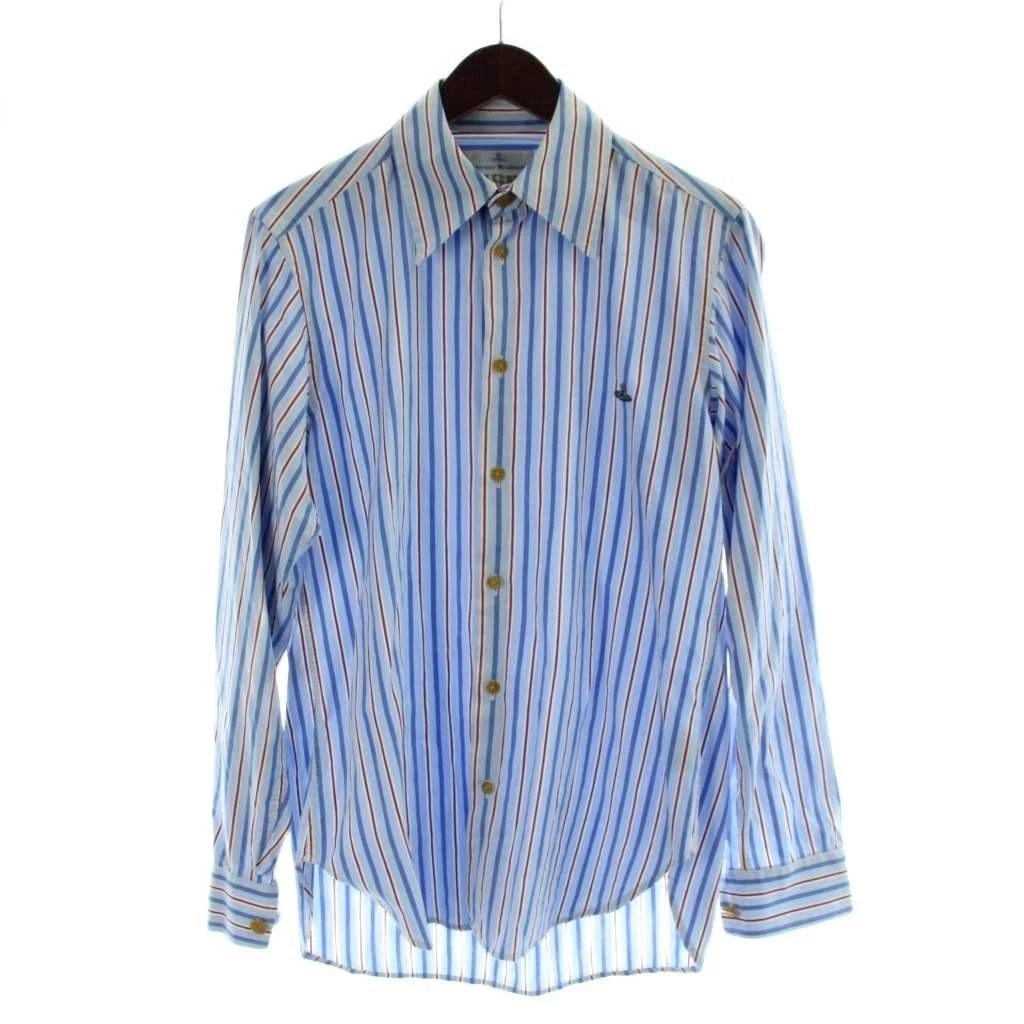 Vivienne Westwood Striped Regular Size Casual Button-Down Shirts