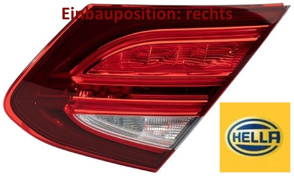 Hella 2TZ011787-221 Heckleuchte Rechts RüCklicht Hecklicht RüCkleuchte-image