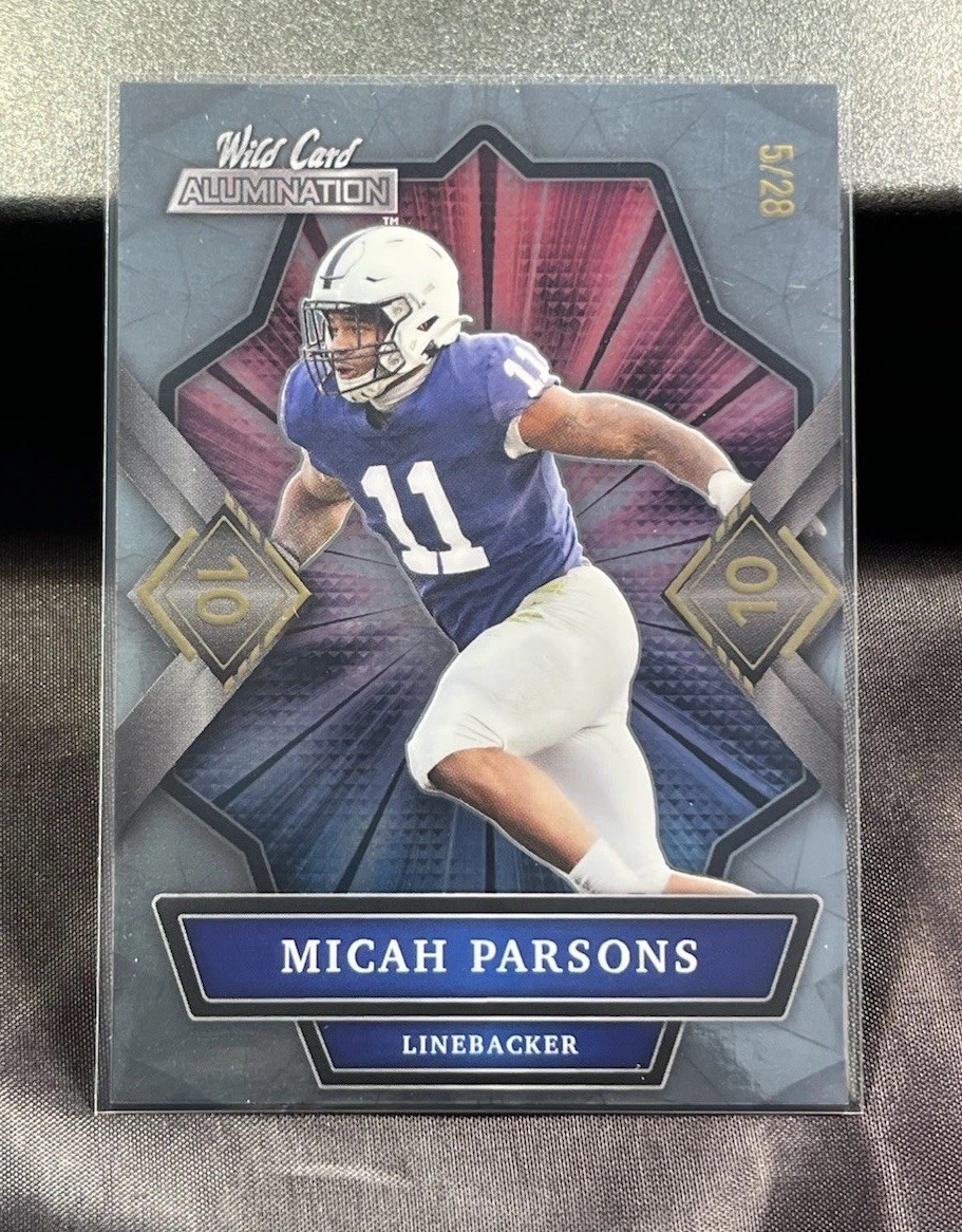 2021 Wild Card Alumination #ABC-17 Micah Parsons 5/28