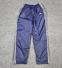 Vintage Y2K Adidas Track Pants Mens Medium Snap Button Tearaway Windbreaker