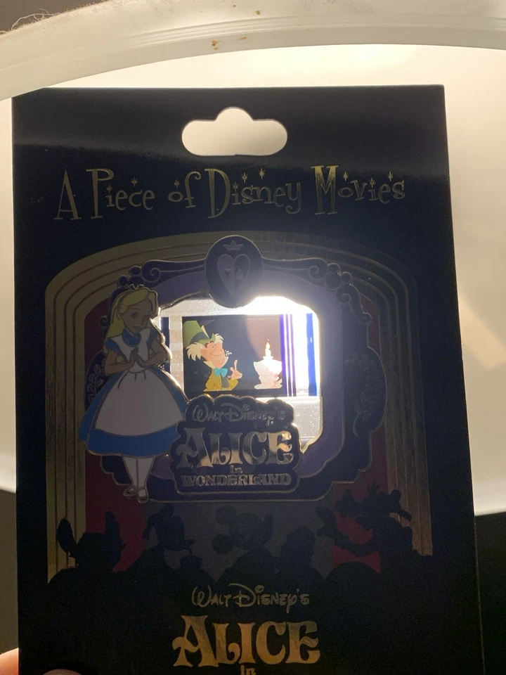 A Piece of Disney Movies ALICE IN WONDERLAND LE Pin Birthday Cake Mad Hatter - Image 4 of 4