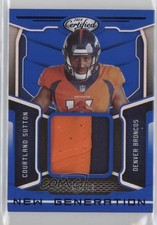 2018 Certified New Generation Jerseys Mirror Blue /50 Courtland Sutton #25 5m1
