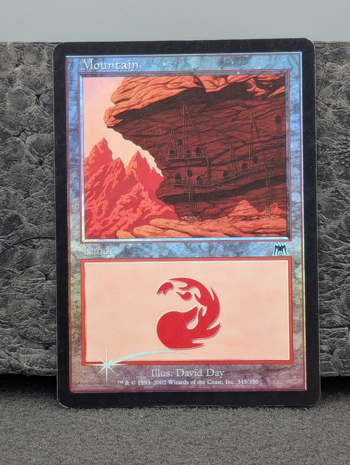 LP - Mountain (345) - Onslaught - Foil - Magic The Gathering English MTG