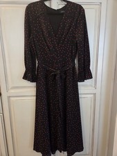Tahari Arthur Levine Maxi Polka Dot Dress Women's 16