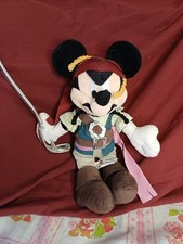 Mickey Mouse Pirates of the Caribbean Jack Sparrow 11" Plush Disney Parks