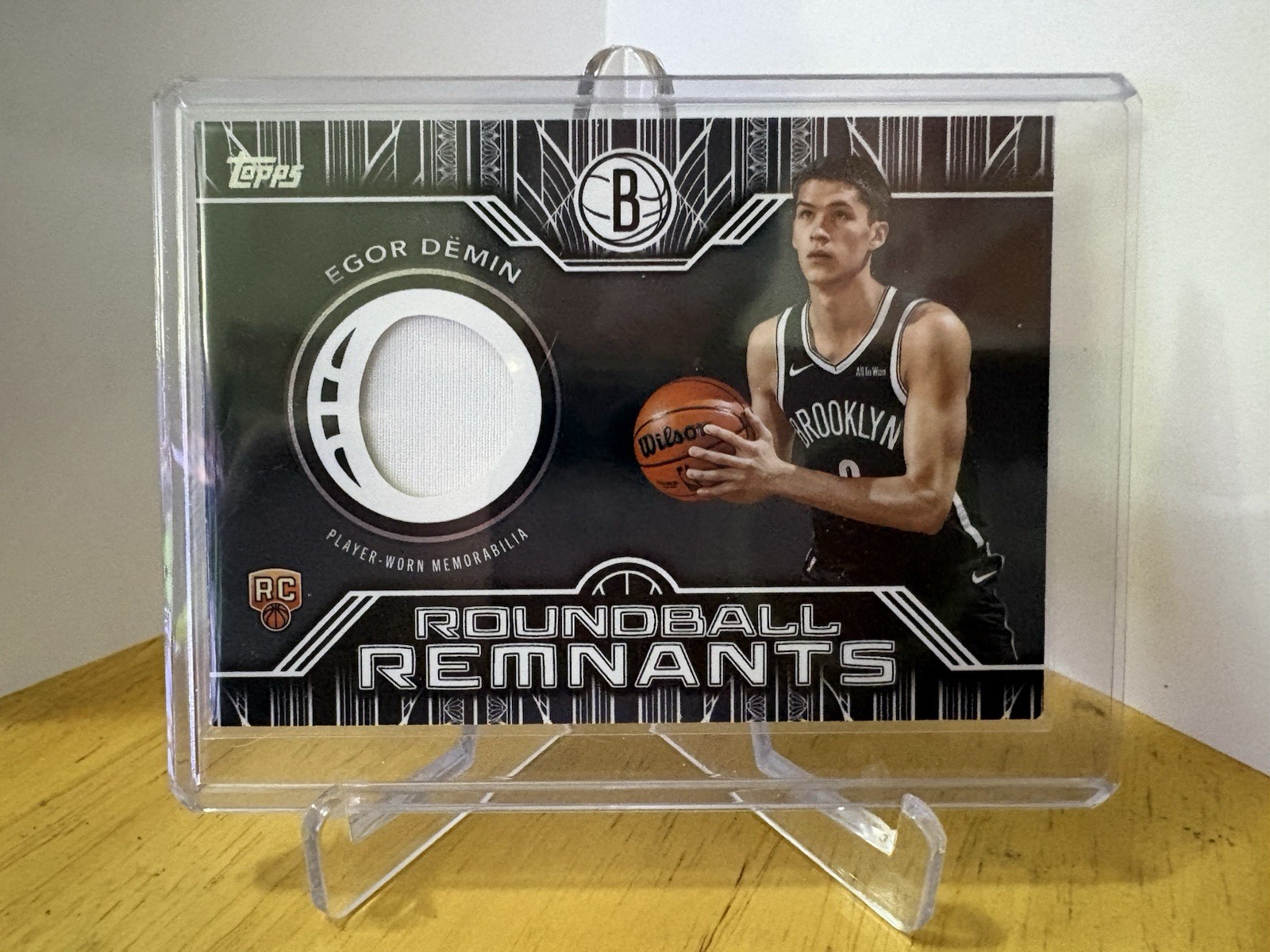 2025-26 Topps - Rookie Roundball Remnants Egor Demin #RRR-ED (MEM, RC)