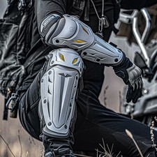4pcs Knee And Elbow Guards Shin Protector Pads Motorcycle Riding QSWI