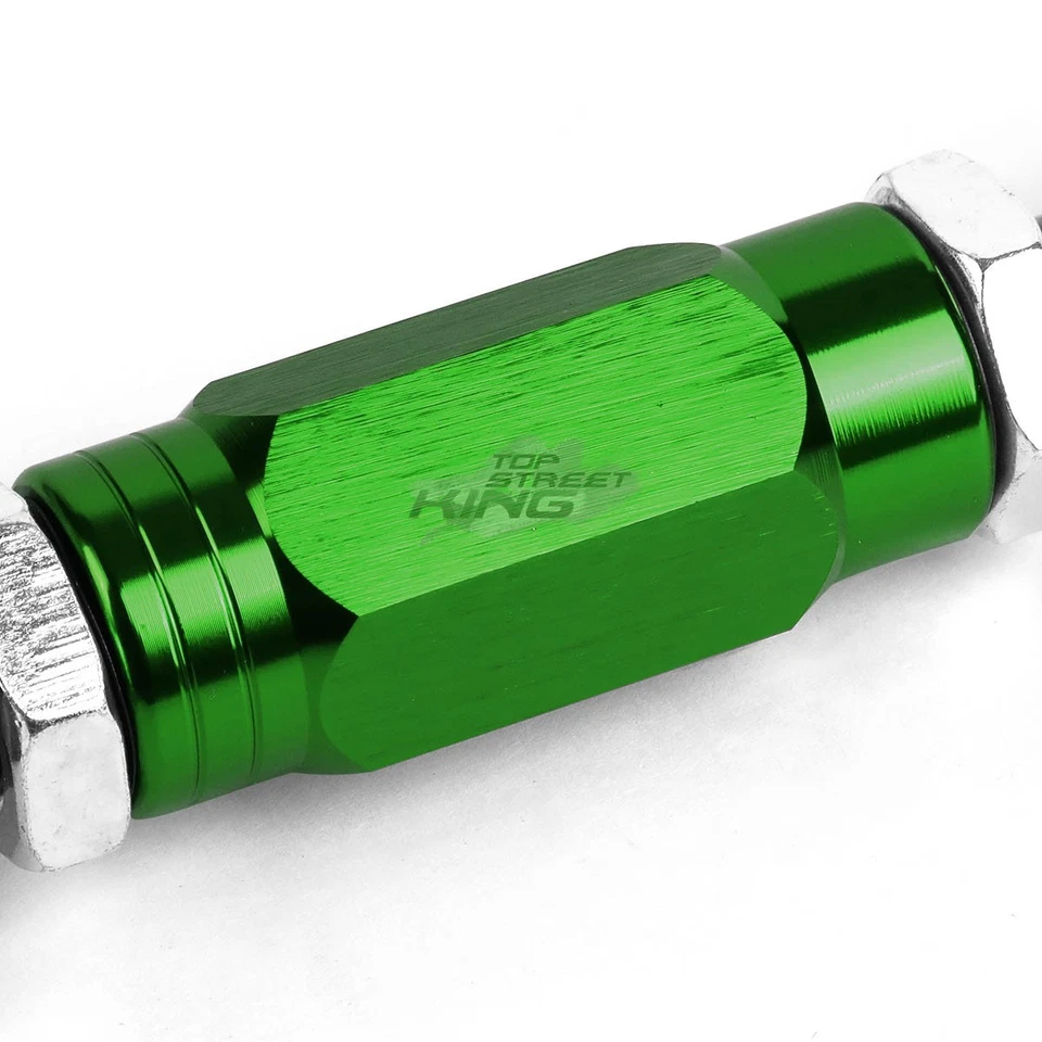 BRAZO/BARRA DE CONTROL DE INCLINACIÓN PUNTERA INFERIOR TRASERA DE ACERO INOXIDABLE VERDE PARA 88-00 CIVIC EG EK EJ Foto 4 de 4