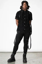 KILLSTAR Shirt Black Mad Paw Leopard Print