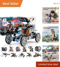 12-in-1 Solar Robot Kit STEM Educational Toy for Kids Teens Outdoor Fun