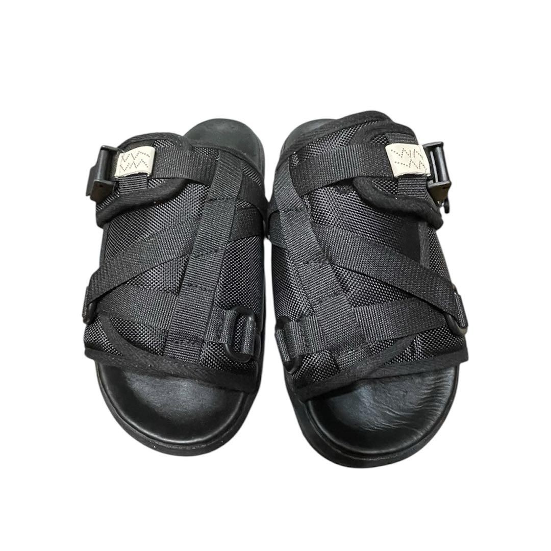 Men 9.0US Visvim Christo 2-Tone Black Sandals Limited Edition