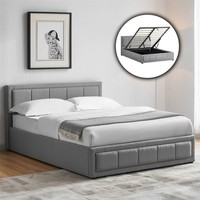 Vida Designs Vanita Fabric Double King Ottoman Storage UKFR Bedroom Furniture