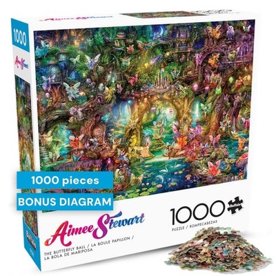 Buffalo Games - Aimee Stewart - Der Schmetterlingsball - 1000-teiliges Puzzle