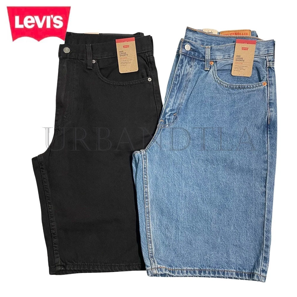 Levi's 469 Men's Loose Fit Denim Jean Shorts