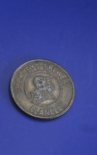 Buckley's Brewery Llanelly antique vintage Trade Token 5 shillings Breweriana