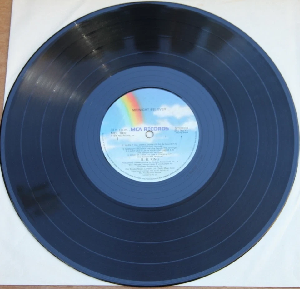 B.B. King - Midnight Believer - 12" 33rpm Black Vinyl - MCA - 1978 - Image 3 of 4