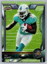 Jay Ajayi 120 2015 Topps Chrome RC Rookie Miami Dolphins Card. rookie card picture