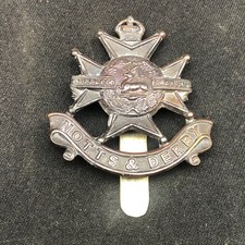 Sherwood Foresters Notts & Derby - Original British Royal Army Cap Badge