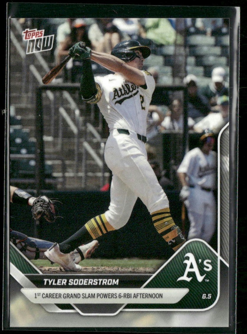 2025 Topps Now Tyler Soderstrom 1st Grand Slam #259 PR-567 Athletics