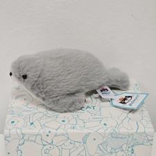 Jellycat Nauticool Grey Seal - Mini Fluffy Grey Seal Beanie Plush With Tag
