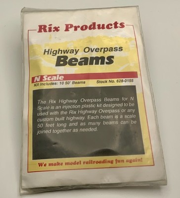 Rix Products Highway Overpass Beams 628-0155 N Scale New in Packaging