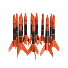 Estes 1754 Bulk Pack of 1751 Alpha III Rocket-Building Kits, Beginner Flying-...