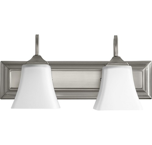 Quorum 5104-2-65 Vani 18" 2-Light Bath Vanity in Satin Nickel - Picture 2 of 2