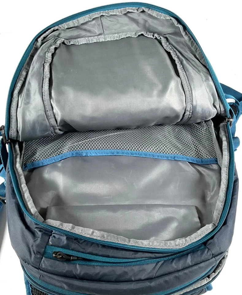 Mochila Dell Bolsa para Computadora Alta Calidad Extra Resistente Bolsa para Libros Azul y Negra Foto 3 de 4