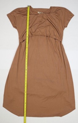 CzzzyL Dress Womens 2XL Brown Nursing Maternity Short Sleeve Casual Tee |  eBay
