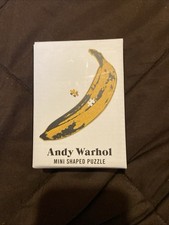 Andy Warhol Banana Mini Shaped Puzzle 75 piece 10 x 8.5 inch