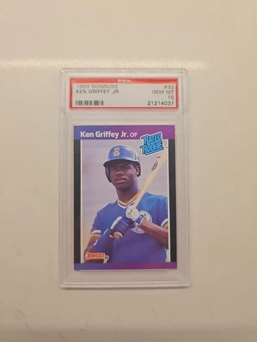 1989 Donruss #33 Ken Griffey Jr. RC PSA 10