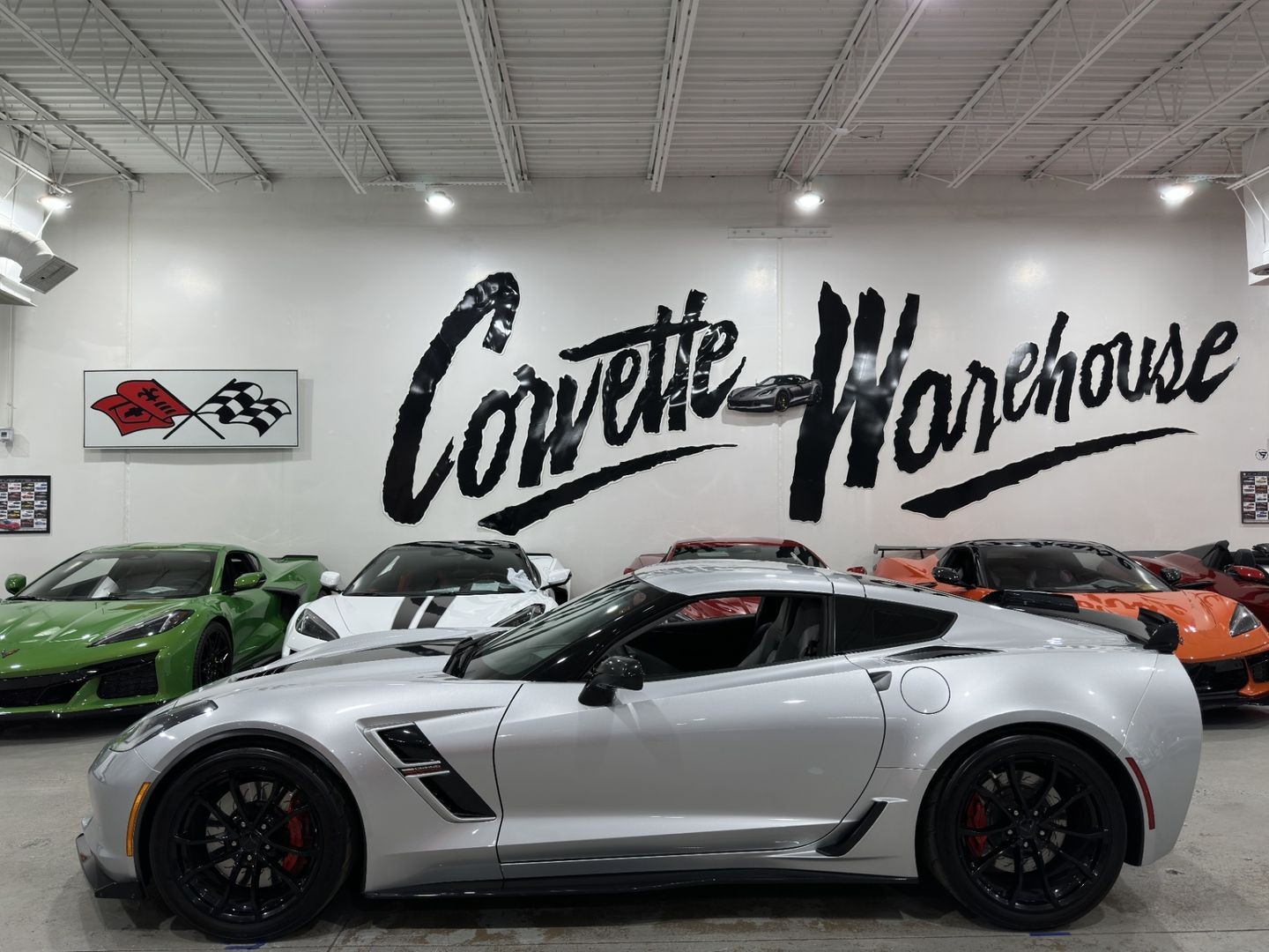 2017 [GAN] Blade Silver Metallic Chevrolet Corvette   | C7 Corvette Photo 2