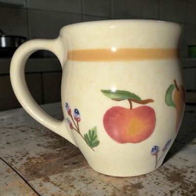 Longaberger Fruit Medley Pottery Coffee Mug