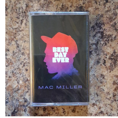 Mac Miller - Best Day Ever Blue Shell Music Cassette Tape Hip Hop Rap Album