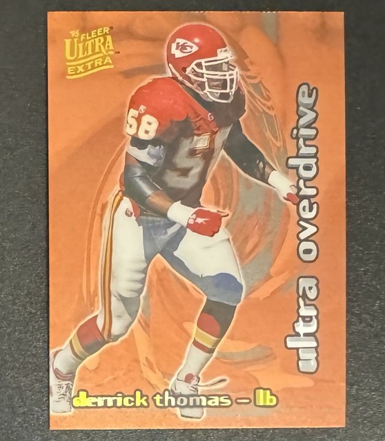 Derrick Thomas 1995 Fleer Ultra Extra Ultra Overdrive #13 - Kansas City Chiefs