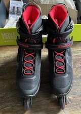 Rollerblade Zetrablade Mens Inline Skates Size 11/11.5 Black/Red