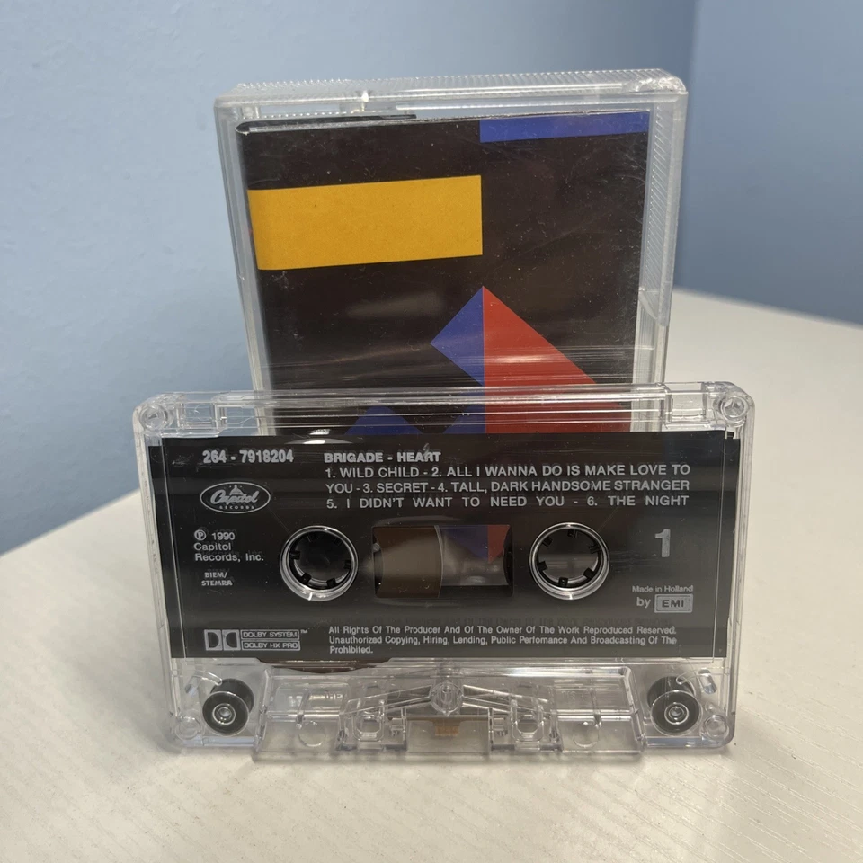 Heart, Brigade 1990, Audio Cassette Tape - Image 2 of 3