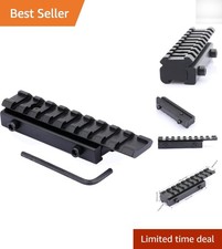 Precision 11mm to 20mm Dovetail to Picatinny Adapter with Allen Wrench Included