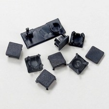 Plastic Feet Rubber Button Screw Cap Cover Replacement For PS3 Slim 2000 3000