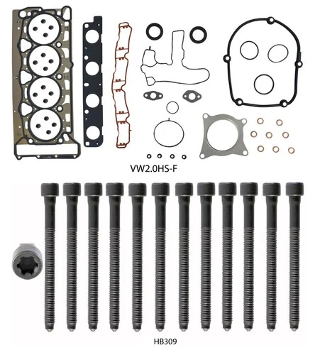 Jeu de Joints Culasse pour Audi Volkswagen Tt Quattro 2.0L Dohc 08-16 Ra / 854RB - Photo 1/5