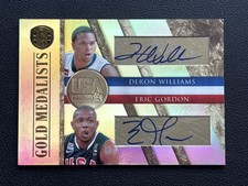 2010-11 Panini Gold Standard USA Medalists Dual Auto Deron Williams Eric Gordon
