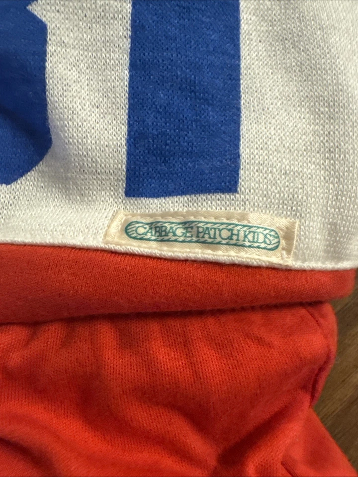 Cabbage Patch Kid Boneca Antiga Anos 80 31 Roupa Jogger Olhos Castanhos Cabelo Castanho - Imagem 2 de 4