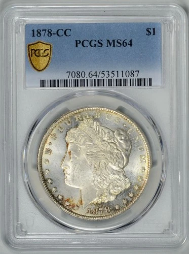 1878-CC  PCGS  MS64  *  CARSON CITY MORGAN DOLLAR  *  #53511087