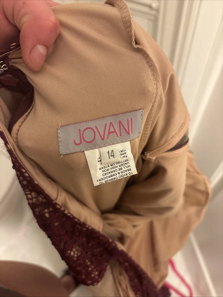 jovani dress size 14 Wine Red - Image 3 of 4