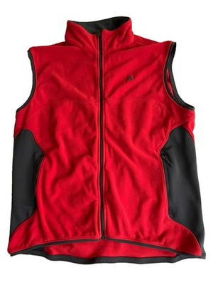 Vintage Red Nike Acg Red Fleece Vest Therma Fit Size XL 