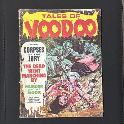 Tales Of Voodoo #4 Rare Pre-Code Style Horror Cover Comic Magazine (1969 Eerie)