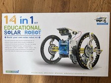 CONSTRUCT & CREATE - 14 In 1 Kit - Educational Solar Robot NEW