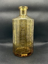 A. Lancaster's Indian Vegetable Jaundice Bitters Col. Sam Johnson 1852 Bottle